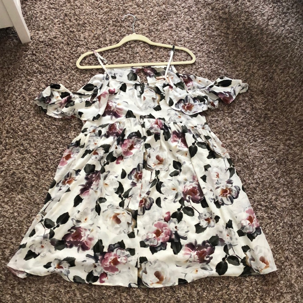 Off The Shoulder Summer Dress Floral